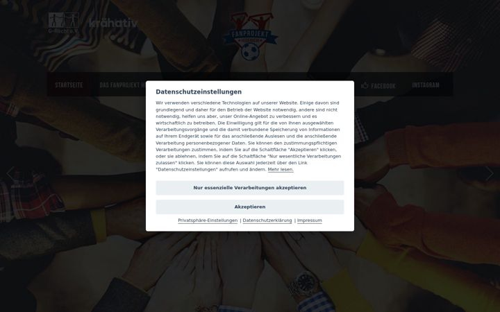 Screenshot of fanprojekt-heidenheim.de