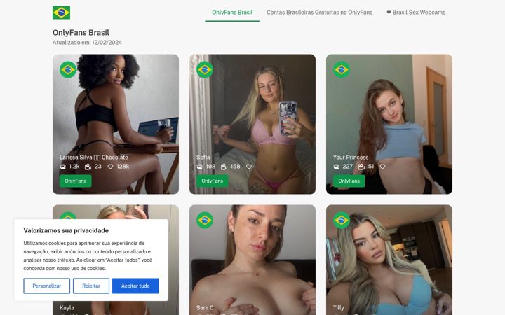 Screenshot of fans-brasil.com