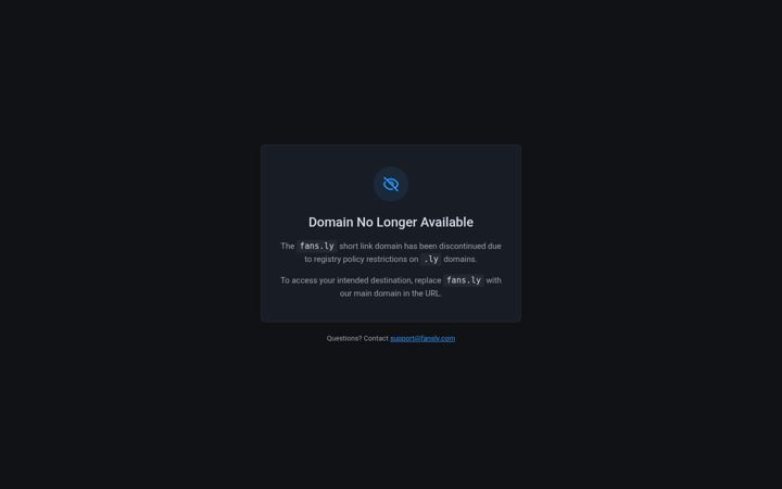 Screenshot of fans.ly