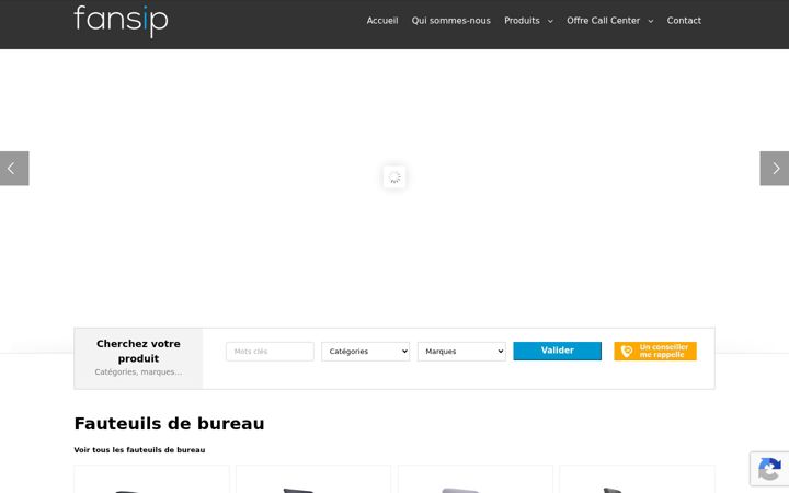 Screenshot of fansip.com