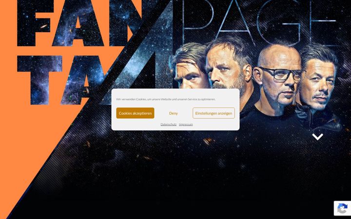 Screenshot of fanta4.de