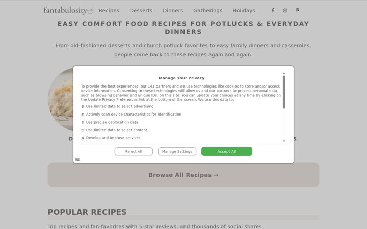 Screenshot of fantabulosity.com