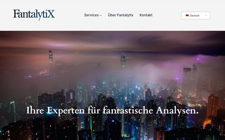 Screenshot of fantalytix.com