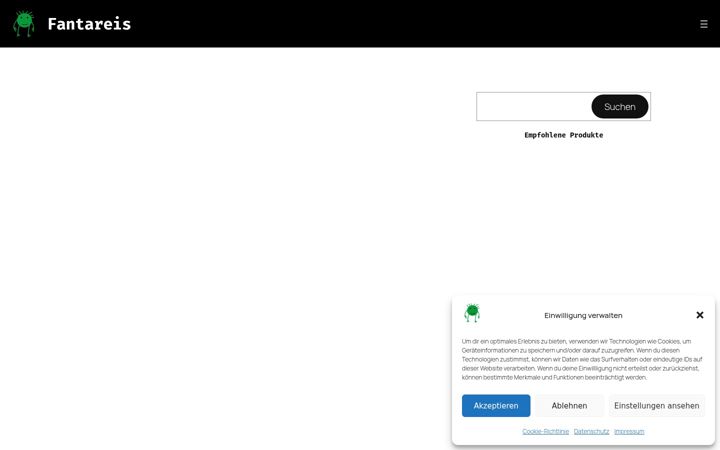 Screenshot of fantareis.de