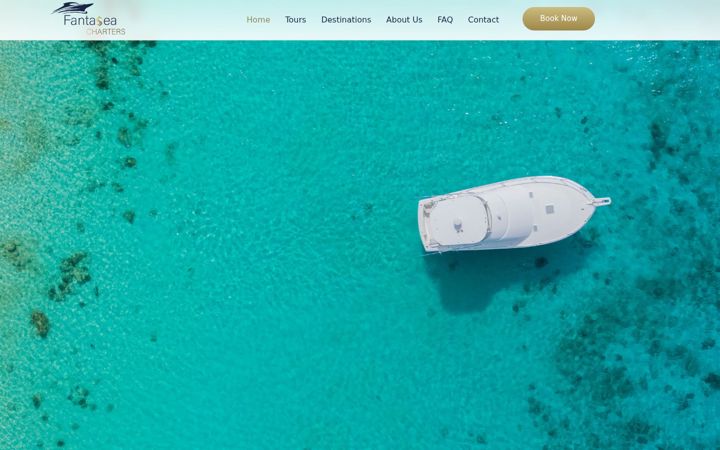 Screenshot of fantasea-charters.com