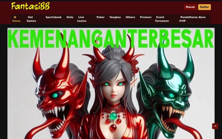 Screenshot του fantasi88.net