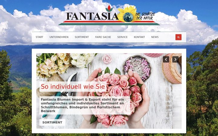 Screenshot of fantasia-blumen.de