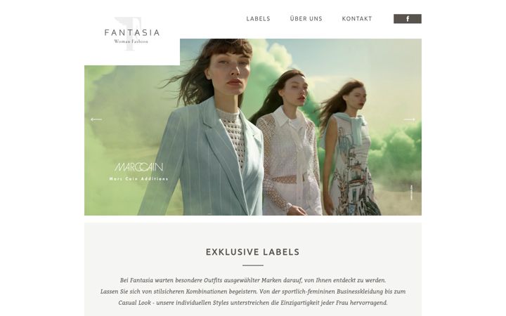 Screenshot of fantasia-mode.de