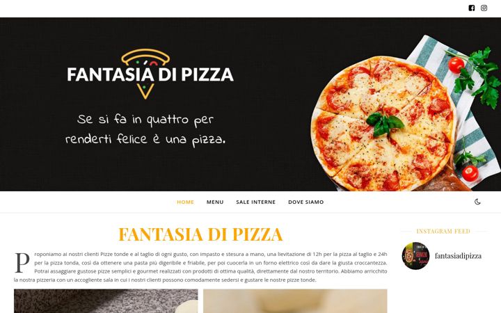 Screenshot of fantasiadipizzavalentano.it
