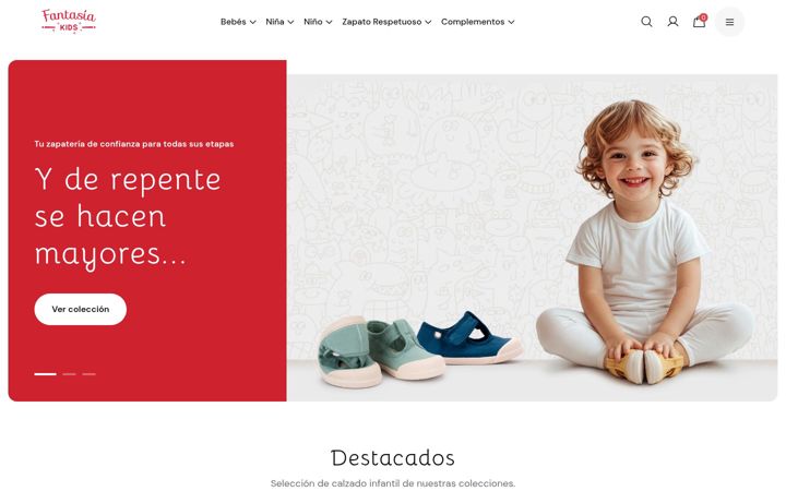 Screenshot of fantasiakids.es