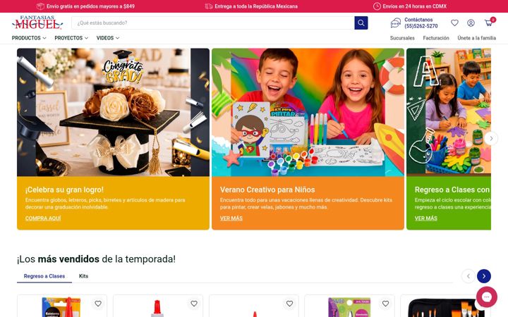 Screenshot of fantasiasmiguel.com