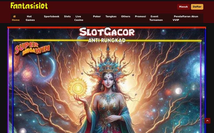 Screenshot ta' fantasislot.net