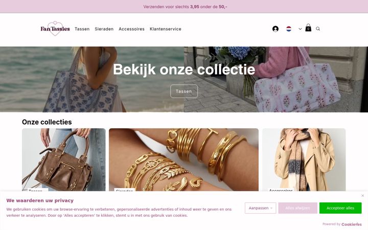 Screenshot of fantassies.nl