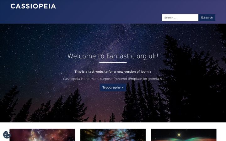 Screenshot of fantastic.org.uk