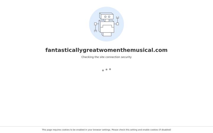 Screenshot of fantasticallygreatwomenthemusical.com