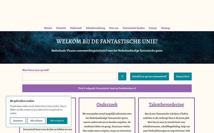 Screenshot of fantastische-unie.eu