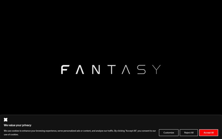 Screenshot of fantasy.co
