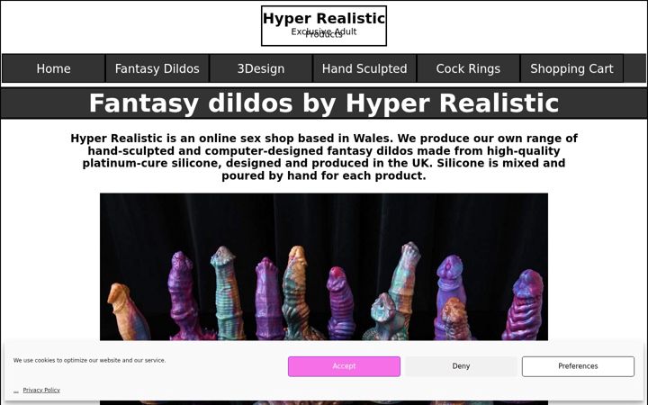 Zrzut ekranu fantasydildos.co.uk