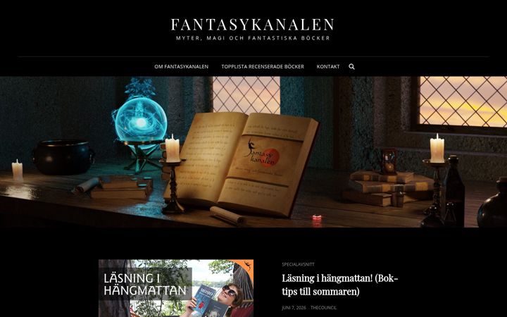 Screenshot of fantasykanalen.se
