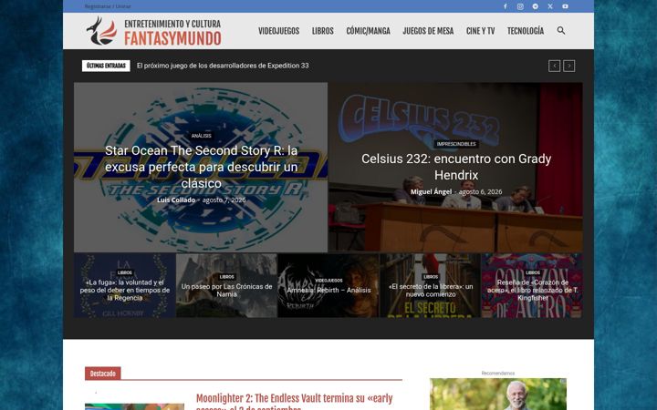 Screenshot of fantasymundo.com