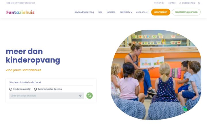 Screenshot of fantaziehuis.nl