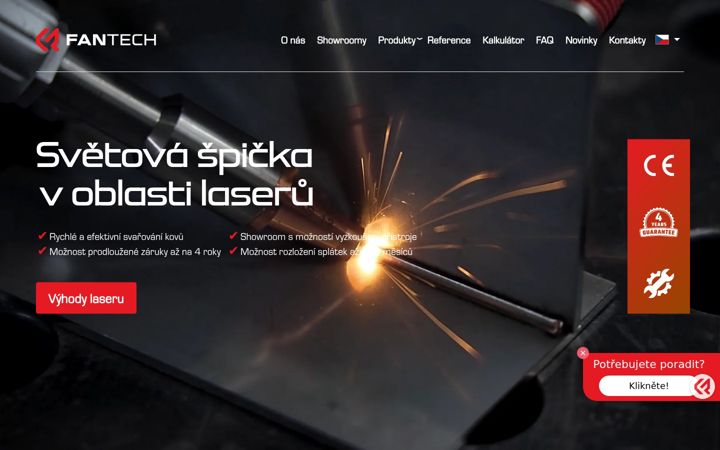 Screenshot of fantech-europe.com
