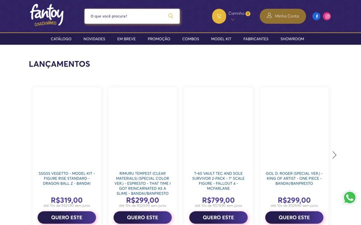 Ekrano kopija fantoy.com.br