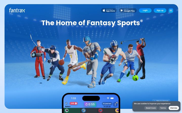 Screenshot di fantrax.com