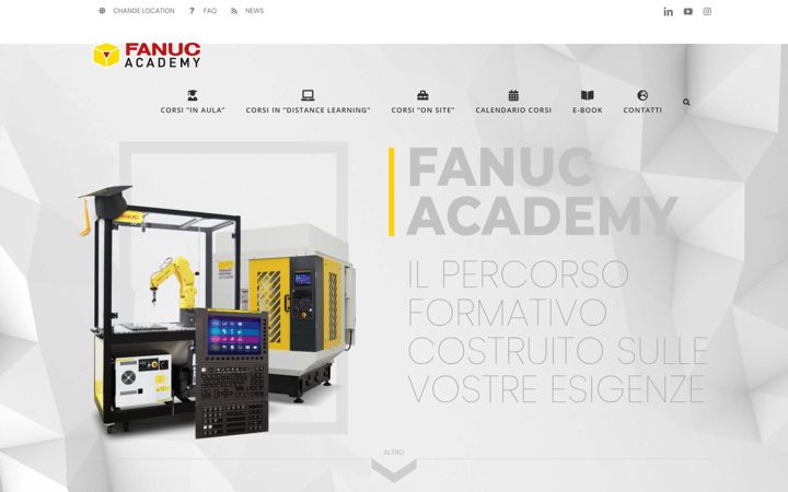 Screenshot του fanuc-academy.it