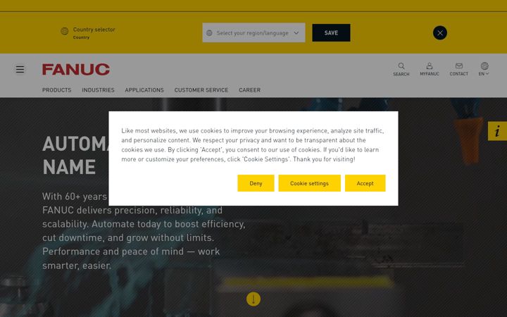 Screenshot of fanuc-academy.ru