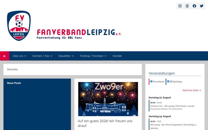 Screenshot of fanverband-rbl.de