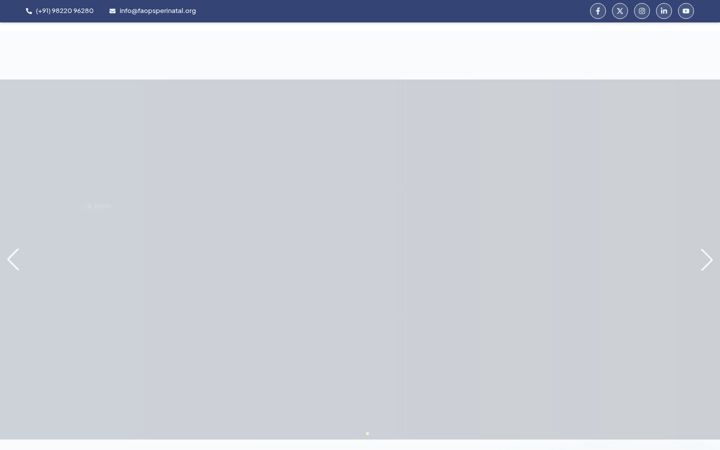 Screenshot of faopsperinatal.org