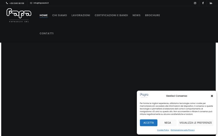 Screenshot of fapasalvi.it