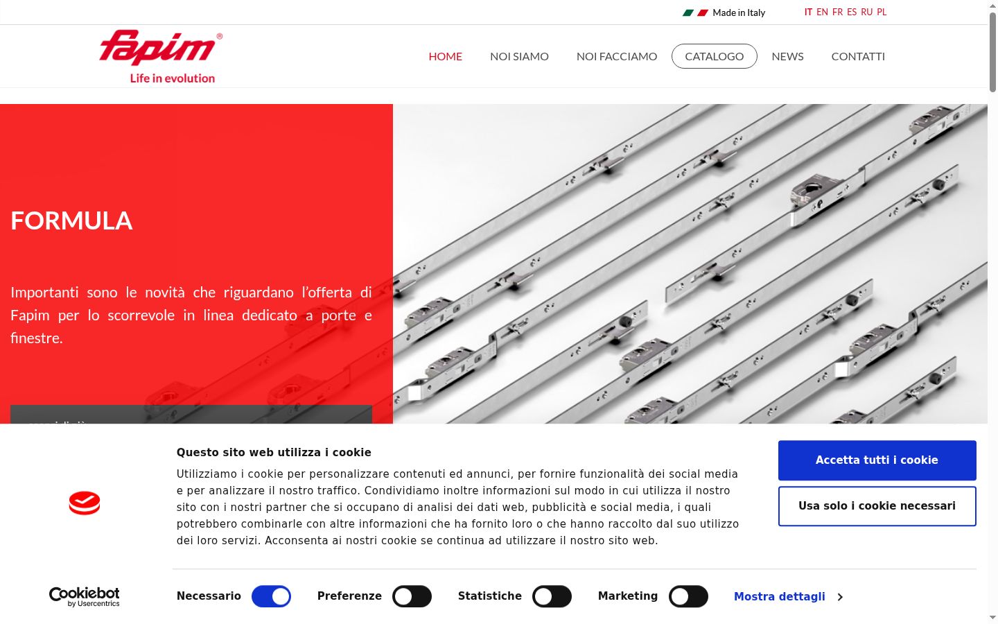Sutikimo reklamjuostės, rodytos prieš bet kokią sąveiką, ekrano kopija