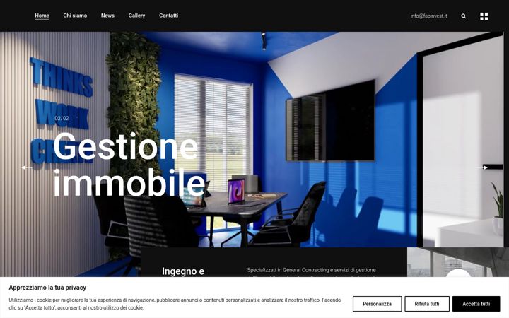 Posnetek zaslona fapinvest.it