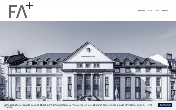 Snímek obrazovky faplus-gmbh.de