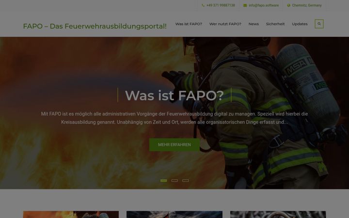 Screenshot of fapo.software
