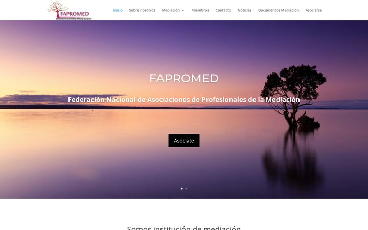 Screenshot of fapromed.es