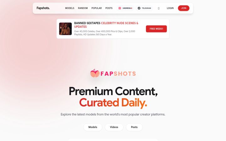 Screenshot of fapshots.com
