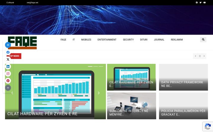 Screenshot of faqe.net