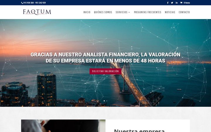 Screenshot του faqtum.es
