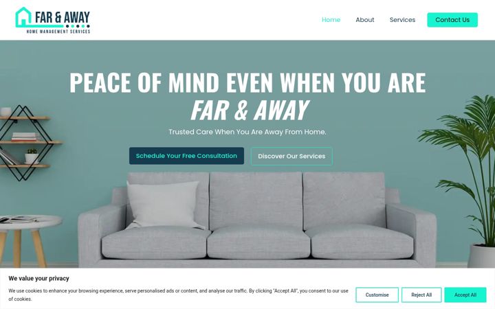Screenshot of far-away.co