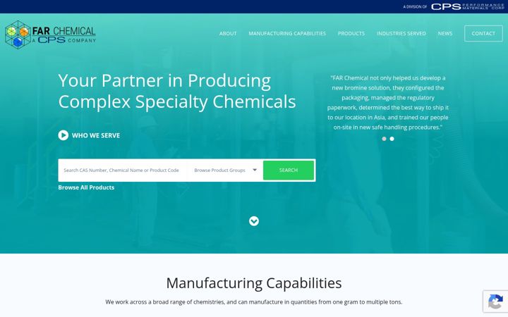 Screenshot of far-chemical.com