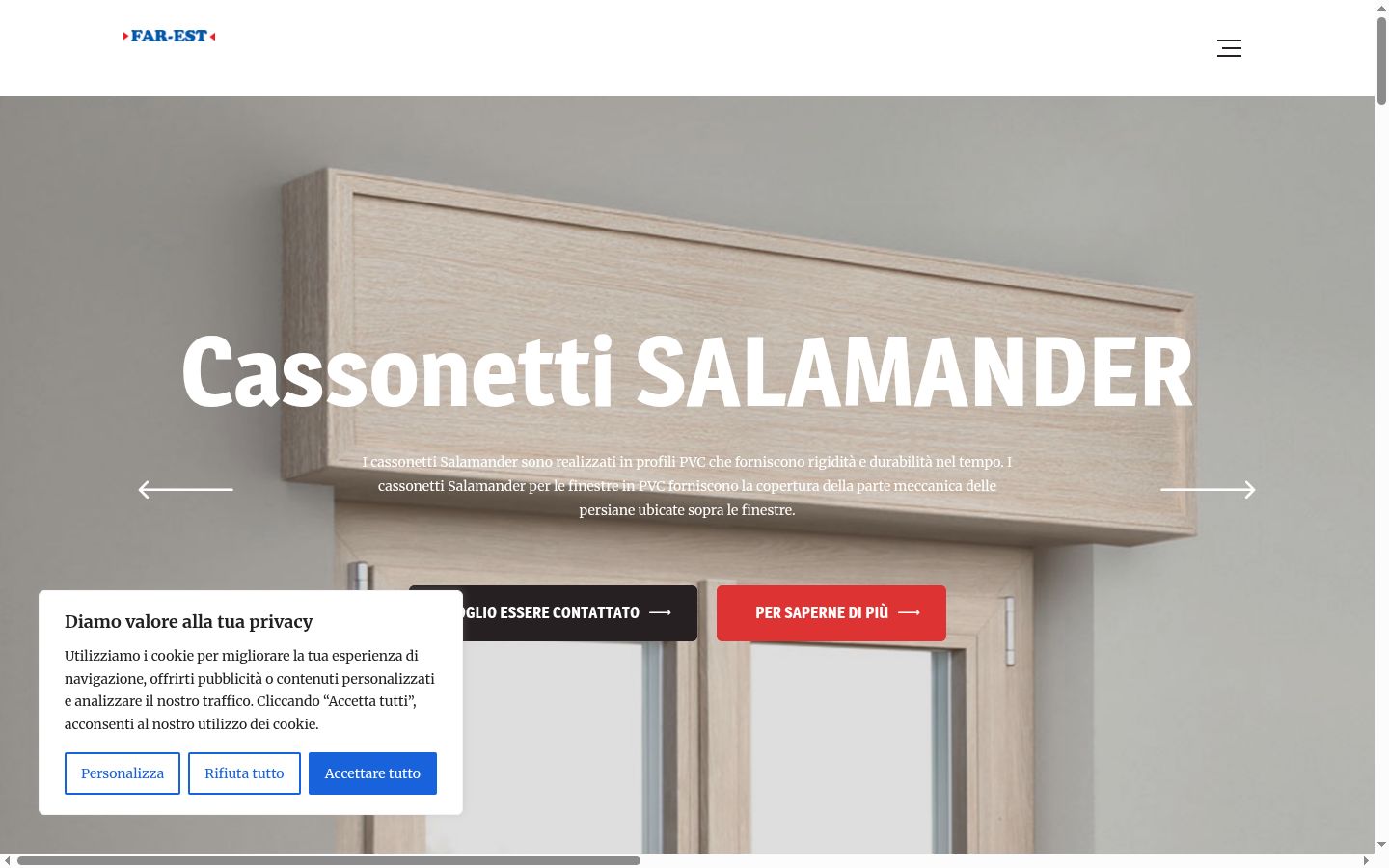 Skärmbild av samtyckesbannern som visades före någon interaktion