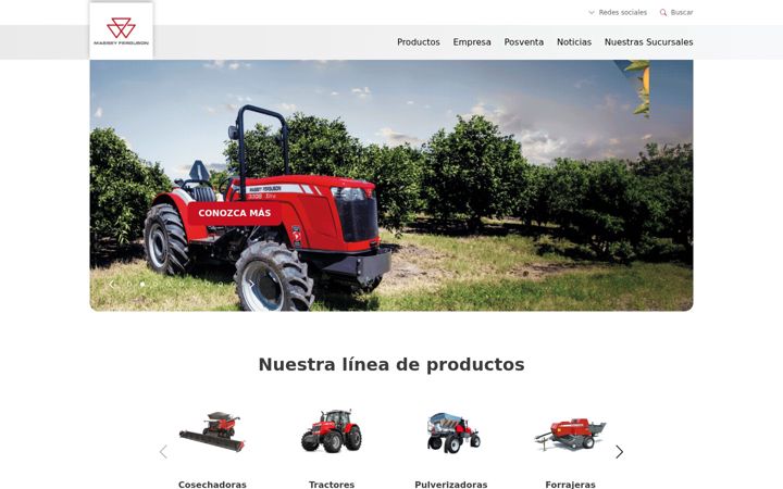 Screenshot of farachesrl.com.ar