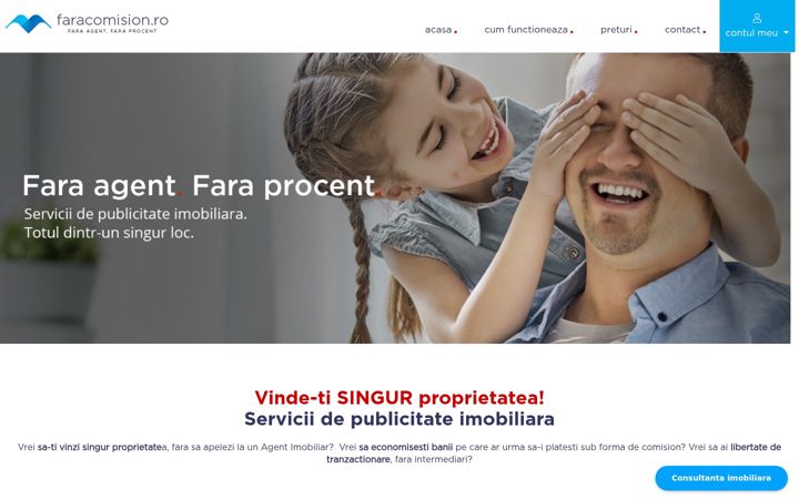 Screenshot of faracomision.ro
