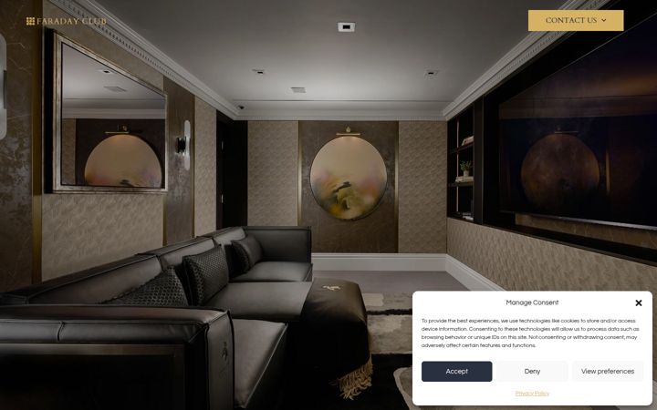 Screenshot of faraday.club