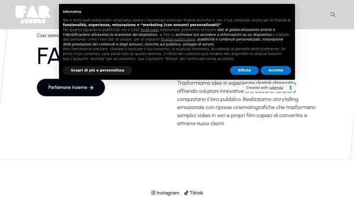 Screenshot of faragency.it