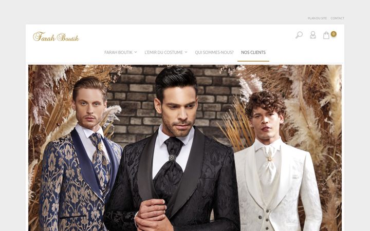 Screenshot of farahboutik.fr