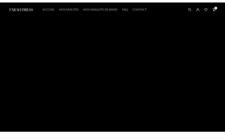 Screenshot of farahdress.com